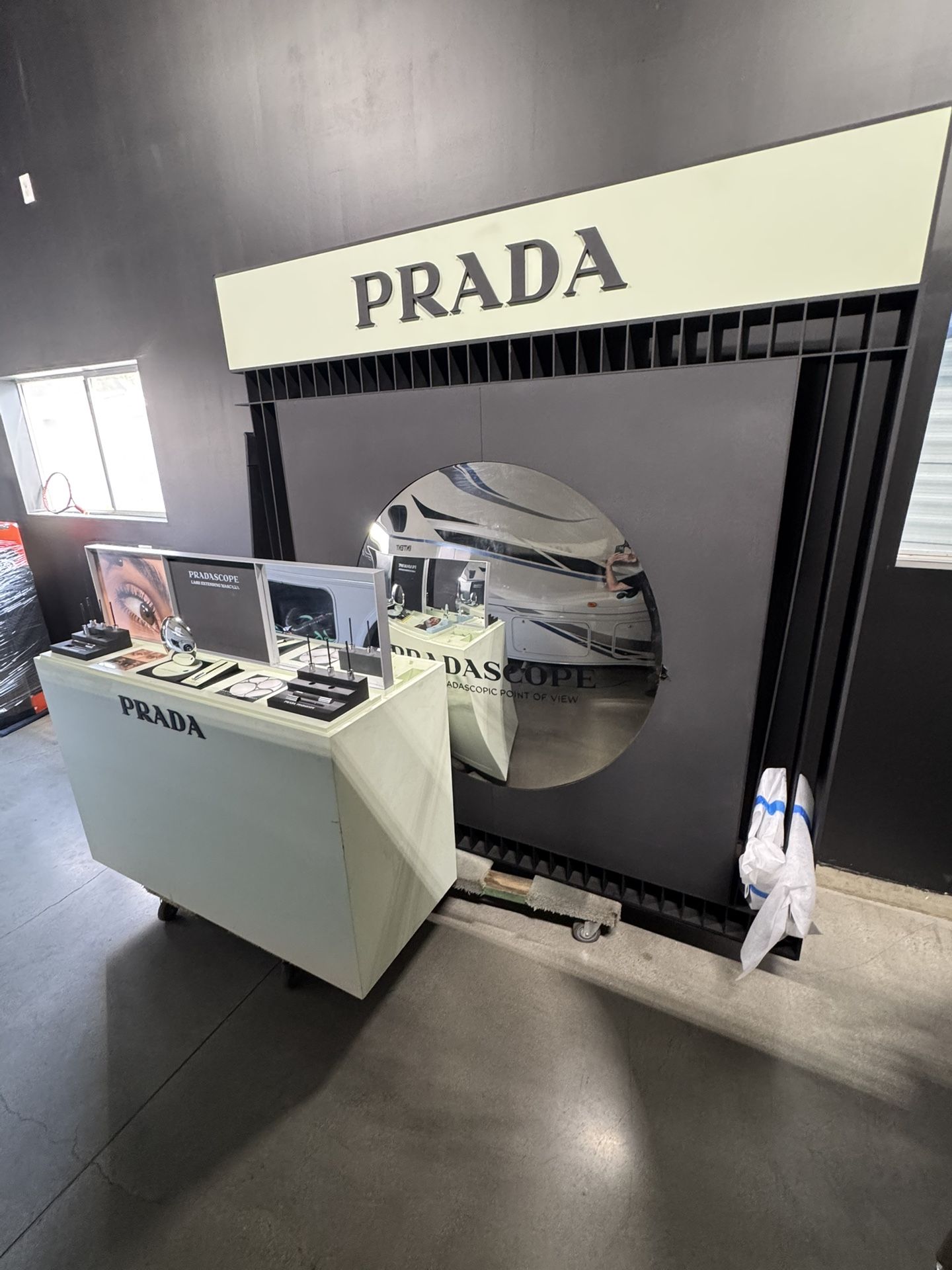 Prada Display Rack Prada store display decoration fixture HUGE Pradascope for Sale in ...
