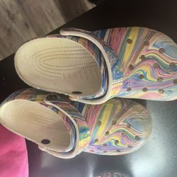 Rainbow Crocs /Tie-Dye