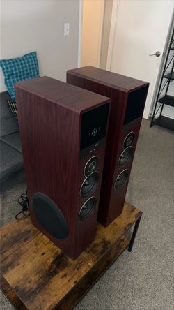 Rockville tower speakers TM80B pair