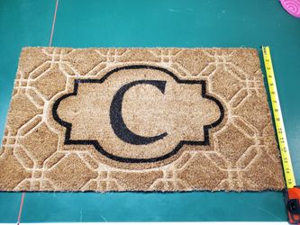 MONOGRAM DOOR MAT