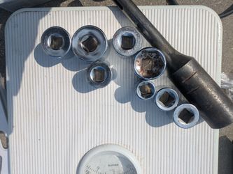 Socket Set with Breaker Bar 9 pieces