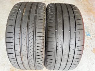 Two Tires 295/35/23 Pirelli P Zero PZ4 like new with 90-99% Left Amazing deal Audi