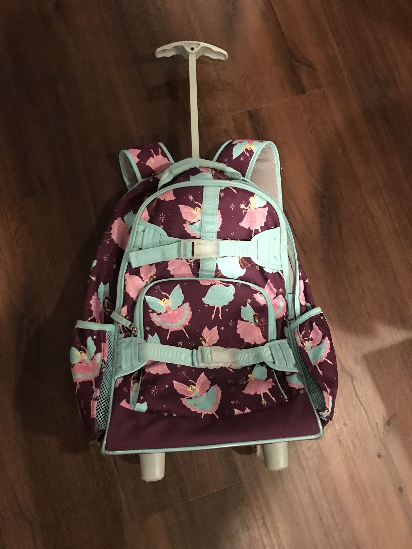 Pottery barn girls backpack rolling bag