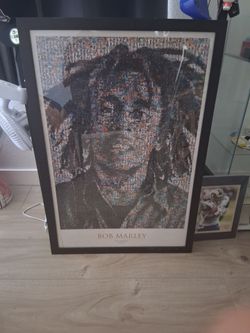 Bob marley. Pic. With fram. $100