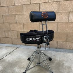 Ahead Spinal G Saddle Drum Throne with  backrest 