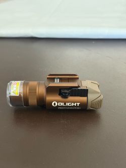OLIGHT Baldr Pro R 1350 Lumens Magnetic USB Rechargeable Tactical Flashlight with Green Beam and White