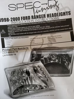 Front Lights For A 1998 To 2000 Head Lights
