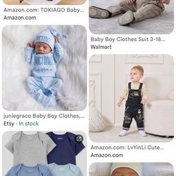 20 Pieces Baby Boy Clothes Size 6-12 Months Mix 