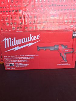 MILWAUKEE M18 18V LITHIUM-ION CORDLESS 10-OZ. CAULK  AND ADHESIVE  GUN