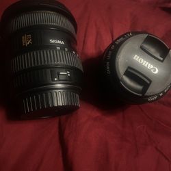 DSLR lenses 10-20mm sigma ex & 50mm