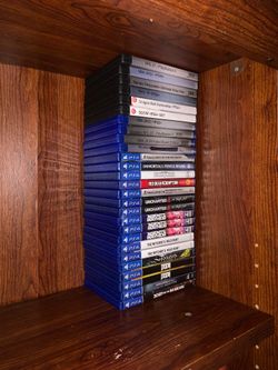 Third Stack Of Video Games PlayStation PS5 PS4
