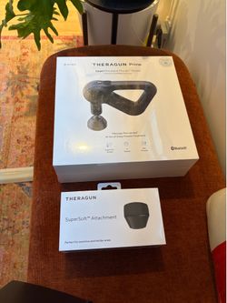 Theragun Prime (Gen 6) + SuperSoft Attachment Pack — Brand New in Box, Never Opened