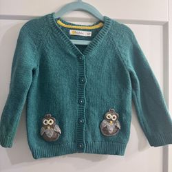 Baby Boden - Owl Cardigan 