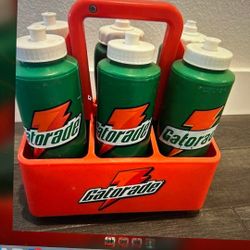 Gatorade Carrier with Squeeze Bottles 