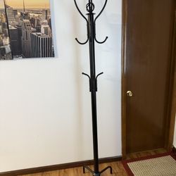 Mind Reader 3-Tier Standing Coat Rack, 11 Hooks
