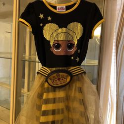 Lol Doll Bumble Bee Dress 6 /6x
