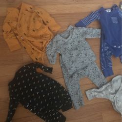 European Baby Clothes (neutral & Boy) 0-6 Months