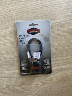 Turners 15” keyed cable gun lock