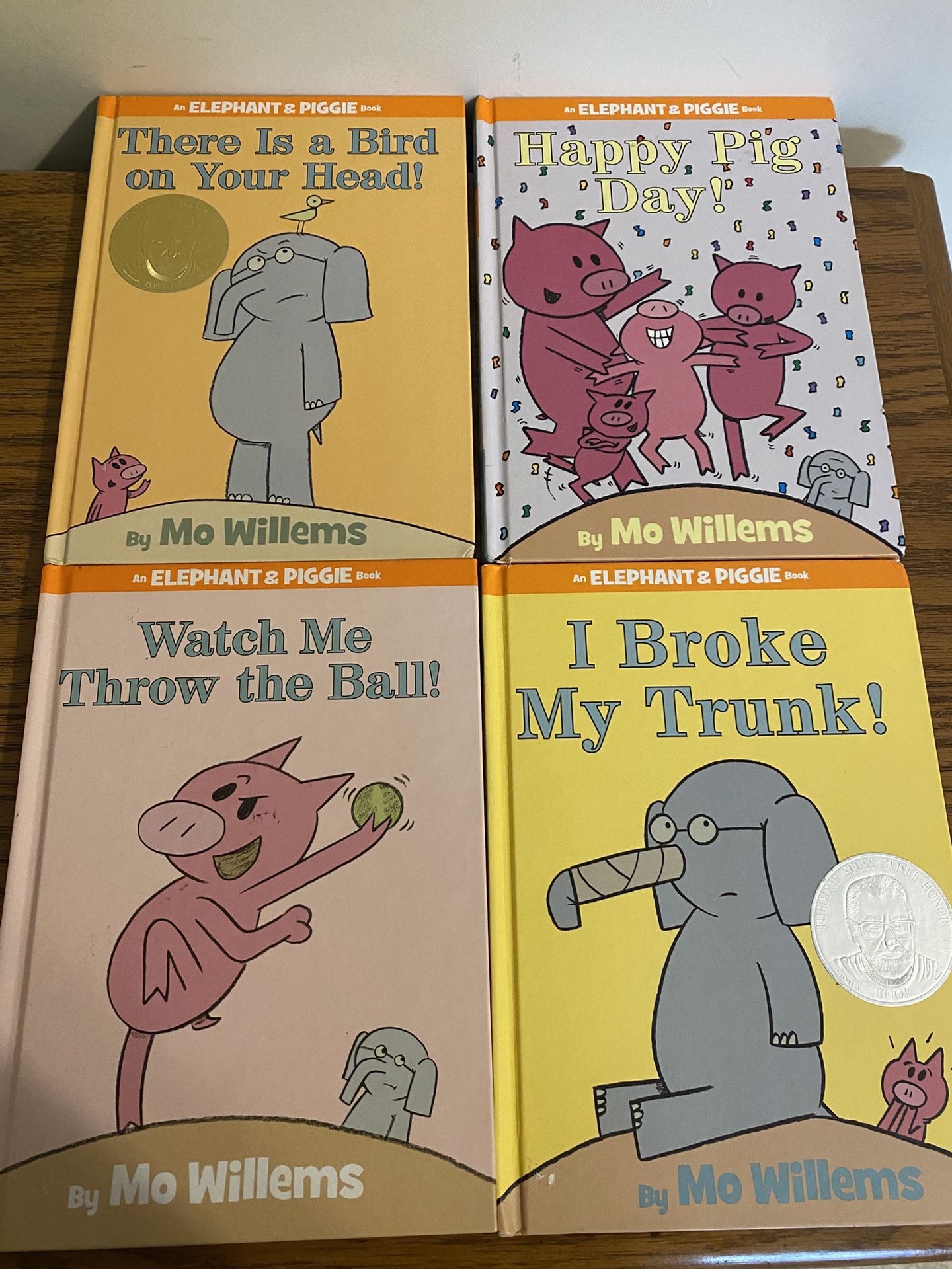 Four Hardcover An Elephant & Piggie Books