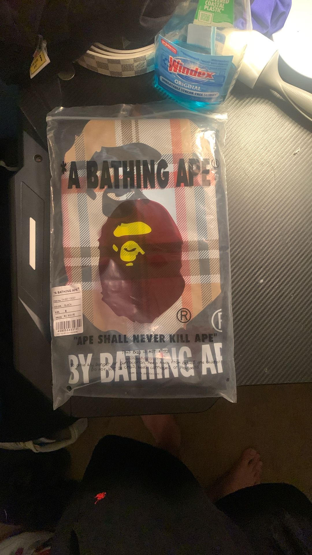 Burberry Bape Black Tee 