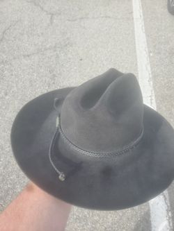 STETSON VINTAGE 7 1/4 GUNSMOKE 4X BEAVER HAT black