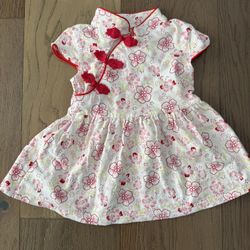 Toddler Girl Cheongsam Qipao Flowers 