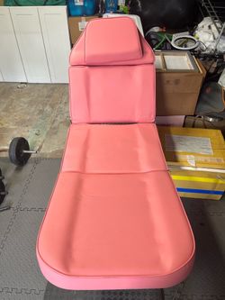 Facial massage chair and light