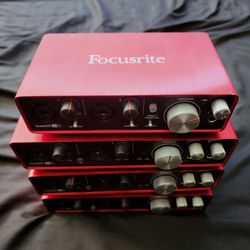 Focusrite Audio I terraces Music Recording Controller Microphone Guitar PC Headphones