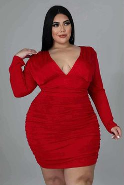 New women's dress available in size 2X and 3X