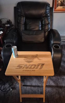 Detroit Lions TV tray table woman/man cave custom sports