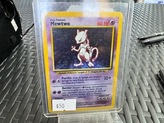 Pokemon: Mewtwo Base Set Holo • TRADE INS WELCOME