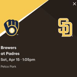 Padres Vs. Brewers Saturday Game 