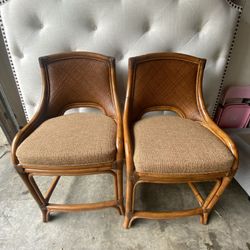 Palecek Rattan Chairs 