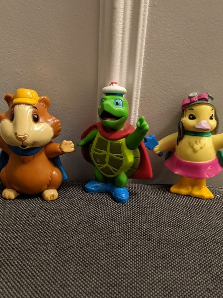 Nickelodeon Wonder Pets Hamster Turtle Duck Action Figures