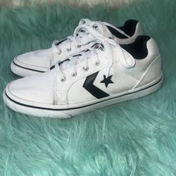 Converse CTAS OX Black And White Sneakers W8, M6.5