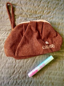 Caliray mascara and makeup bag