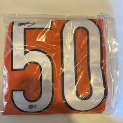 Mike singletary autographed jersey