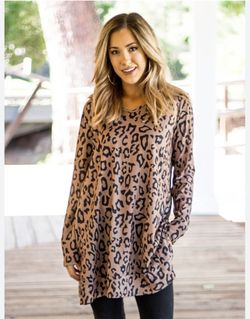 Leopard Tunic Size Small