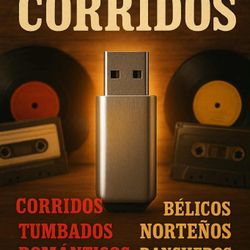 🔫🎶 Colección de Corridos en USB de 16GB 🎶🔫
Corridos clásicos, bélicos, tumbados y norteños… ¡todo en un solo USB!
🔥 Para el carro, la peda