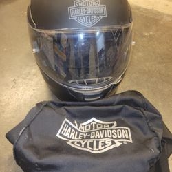 Harley Davidson Men’s Modular CAPSTONE Matte Black Sun Shield Helmet HD-H24 L