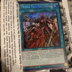 Triple Tactics thrust Pack Fresh YuGioh NM 