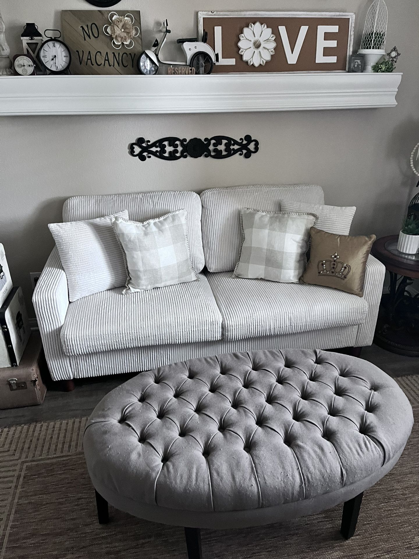 Corduroy sofa By Ebern Designs