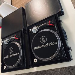 Audio Technic, A Direct Drive Turntables, Mixer, Cases, Needles