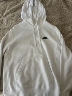 white nike hoodie