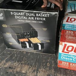 9 Quart Dual Basket Digital Air Fryers