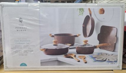 Pioneer Woman Prairie Signature Cast Aluminum Cookware Set