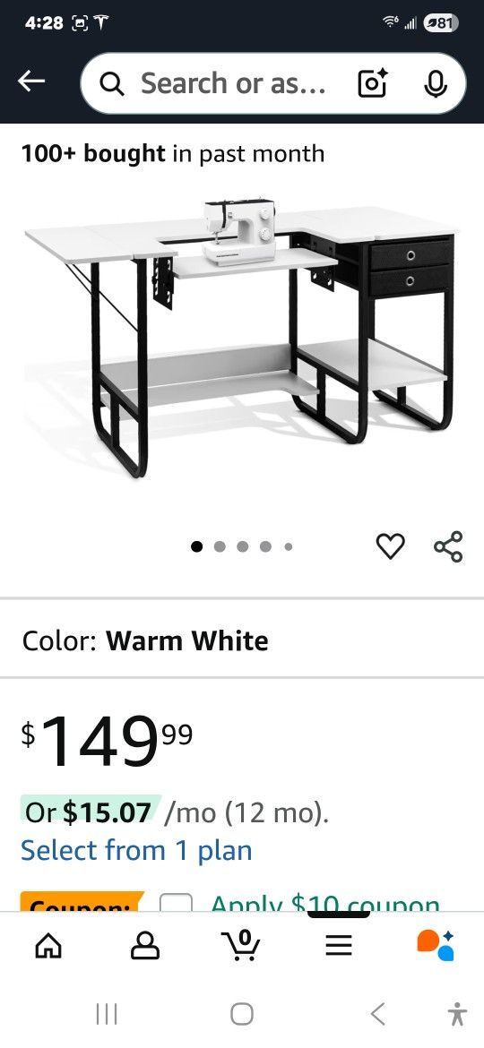 Sewing Table