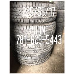Used Tire For Sale 225:65/17 $180 All Four free mounting and Balancing