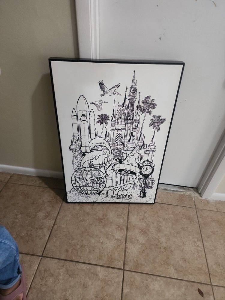 Pintura Castillo Disney