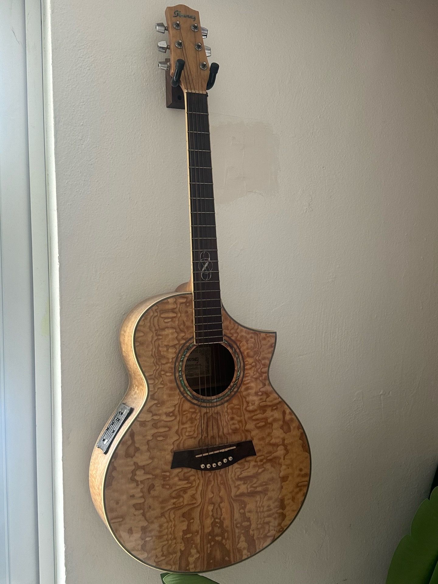 Exotic wood Ibanez acoustic guitar